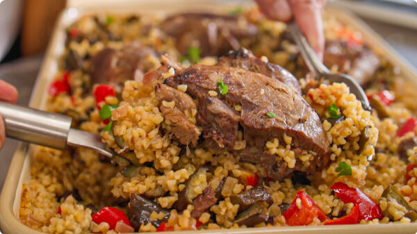 Hindi But ve Bulgur Pilavı Tarifi - 