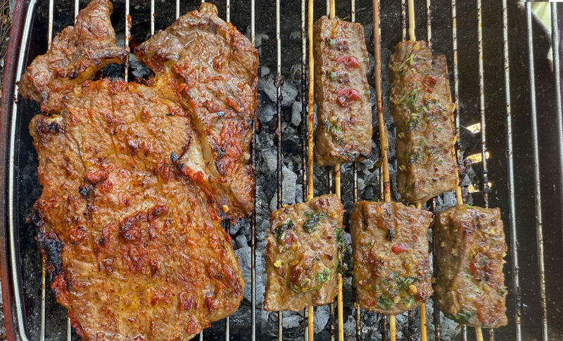 Mangalda Tavuk, Antrikot, Çöp Şiş - 1