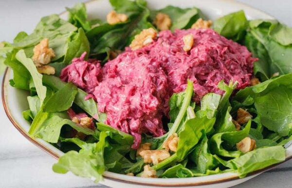 Yoğurtlu, Pancarlı Roka Salatası - yogurtlu-pancarli-roka-salatasi