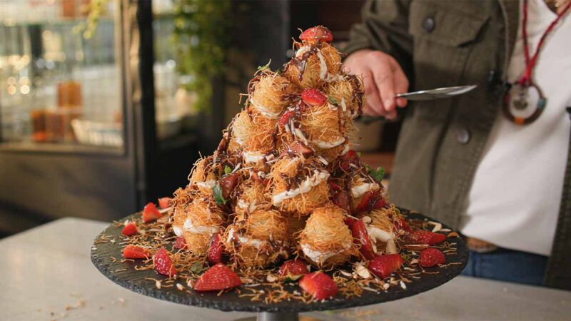 Kadayıf Profiterol Tarifi - 1