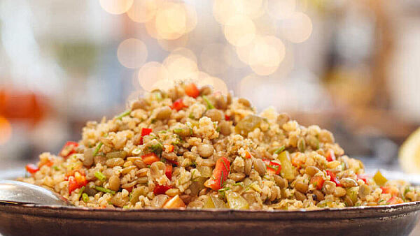 Siyez Bulgurlu Salata Tarifi - 